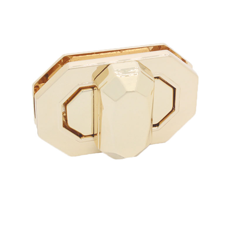 Gold Turn Lock Clasp Twist Bag Lock Hardware 10-0026